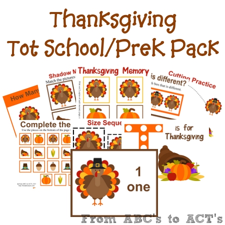 thanksgiving tot school printables