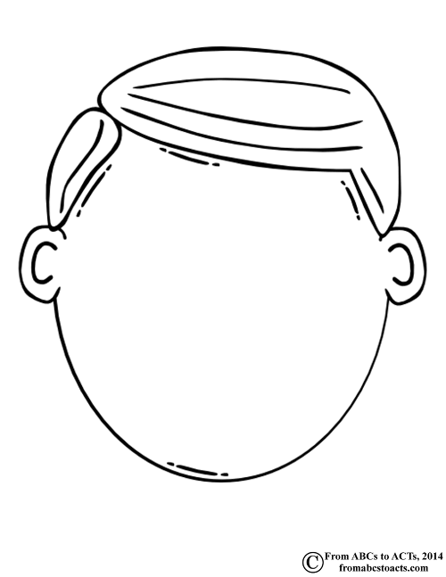 face parts coloring pages - photo #8
