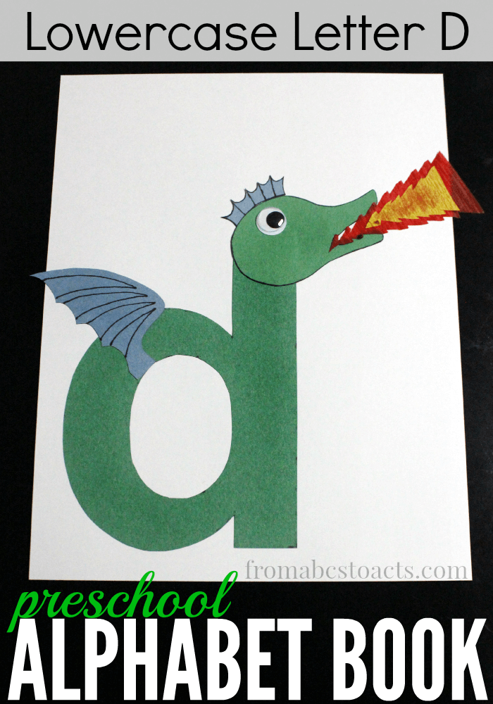 Preschool Alphabet Book: Lowercase Letter D | From ABCs to ...