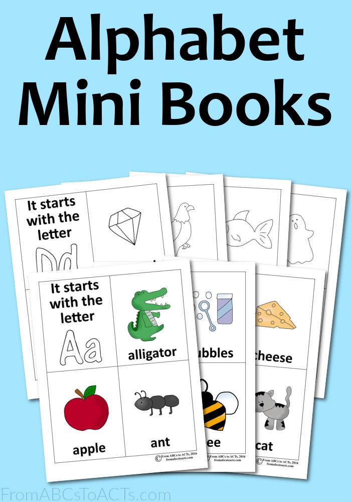 Alphabet Mini Books From ABCs To ACTs