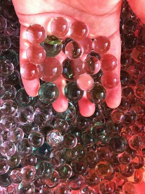 Water beads make a great sensory material.