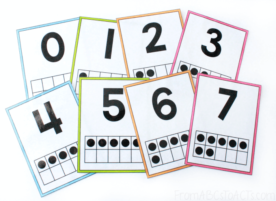 Printable Number Flashcards for 0-10 - From ABCs to ACTs