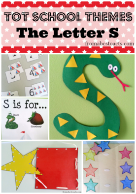 Tot School Themes - The Letter S