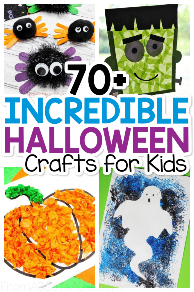 Get into the Halloween spirit and celebrate the spooky season with these creative Halloween crafts for kids!