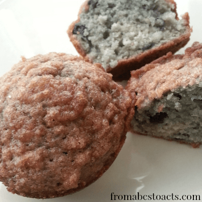 BLUEberry Muffins for Tot School Blue Week