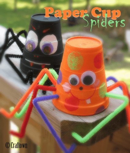 Paper Cup Spiders