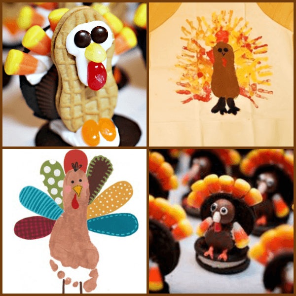 Thanksgiving crafts, snacks, and activities for kids on From ABCs to ACTs
