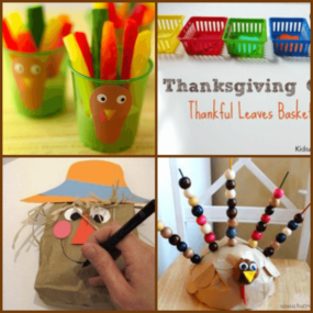 30+ Thanksgiving Crafts, Snacks and Activities for Kids - From ABCs to ACTs