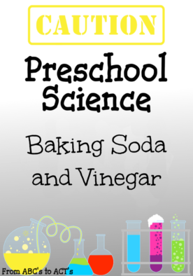 Toddler Science: Baking Soda and Vinegar