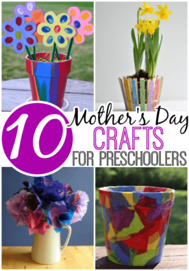 Perfect for mom and grandma, these Mother's Day crafts for preschoolers are adorable and so easy to make!