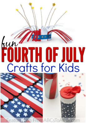 These fun (and EASY!) 4th of July crafts are the perfect way to make some awesome patriotic memories with the kiddos this Summer!