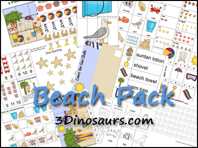 Printable Beach Pack