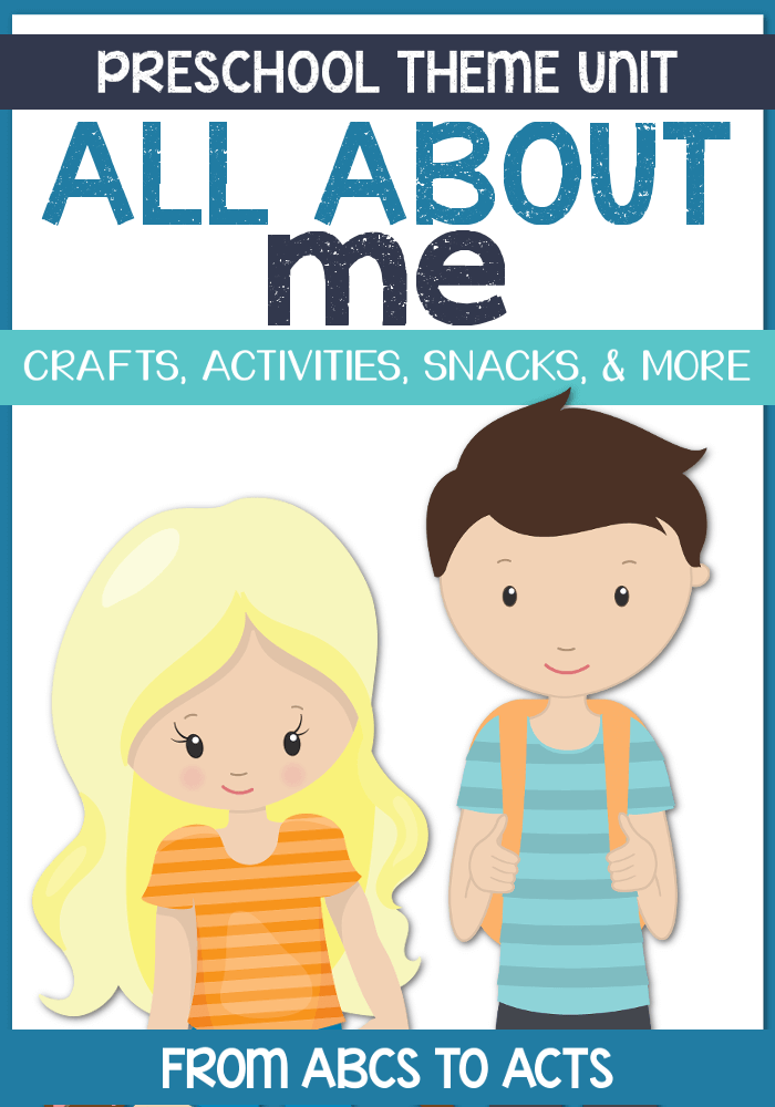 All About Me Preschool Theme Unit - Includes crafts, activities, printables, and more!