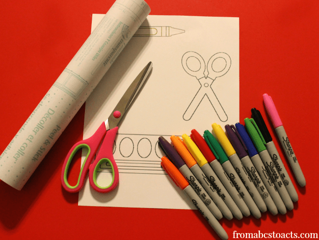 Homeschool Organizational Ideas with Sharpies