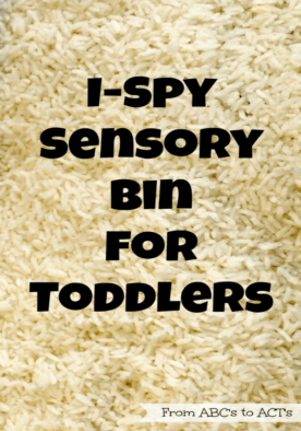 I-Spy Sensory Bin - Toddler Activity