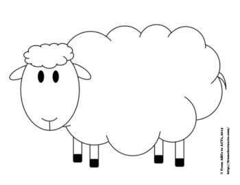 Cotton Ball Sheep Printable From ABCs to ACTs