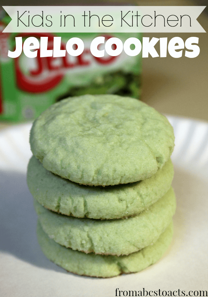 Jello Cookies - Kids in the Kitchen Dessert Week