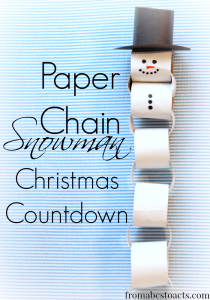 Paper Chain Christmas Countdown