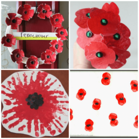 11 Creative Veteran's Day Poppy Crafts - From ABCs to ACTs