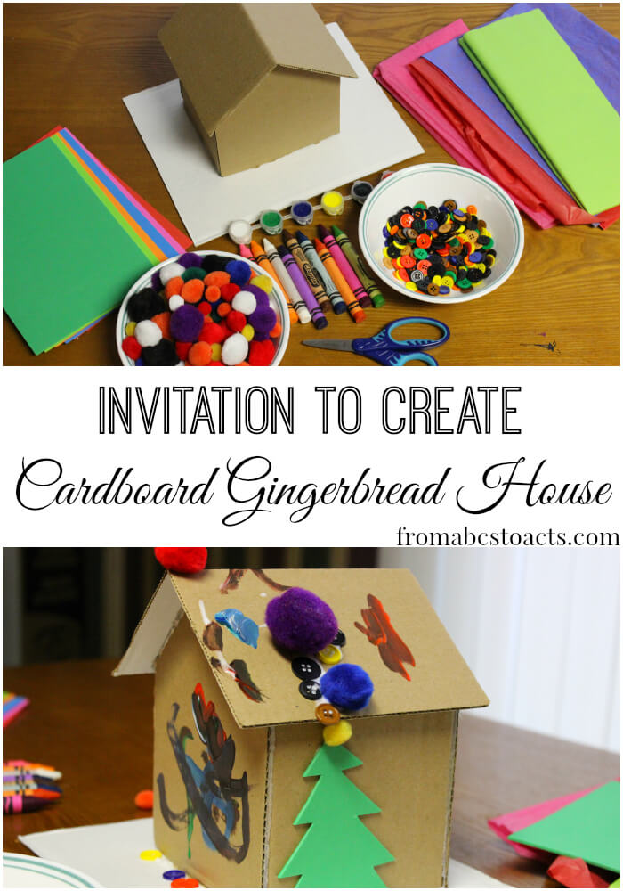 Cardboard Gingerbread House