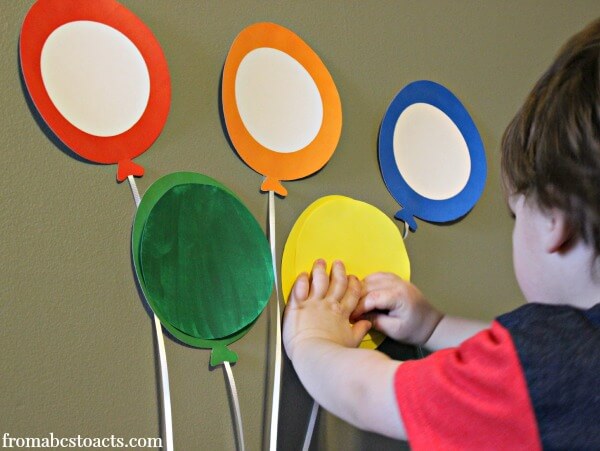 color matching for preschoolers - circus preschool theme