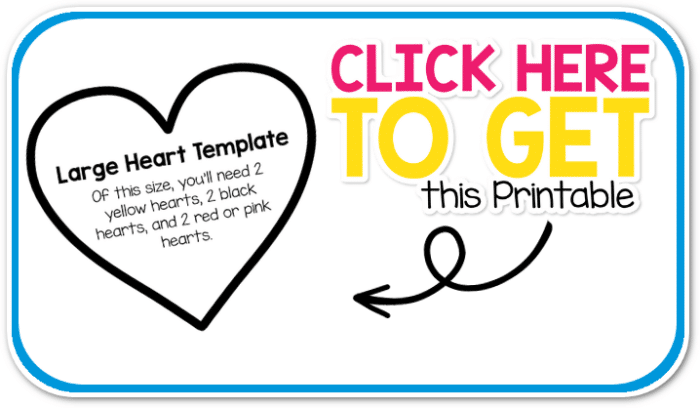 Download the Bee Mine Valentine Craft Template