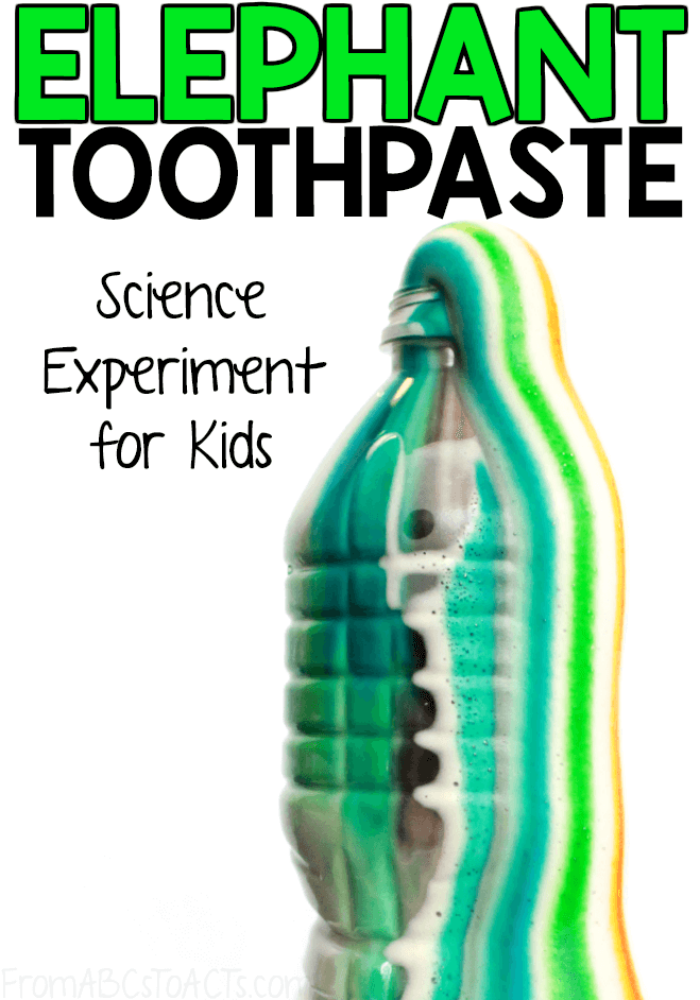 Elephant Toothpaste Experiment For Kids