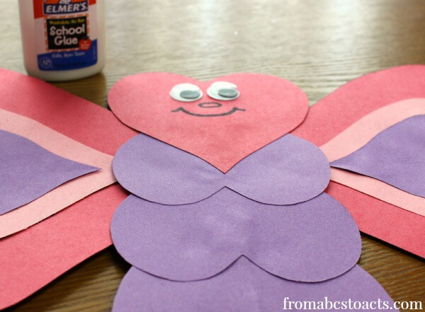 butterfly valentine craft for kids