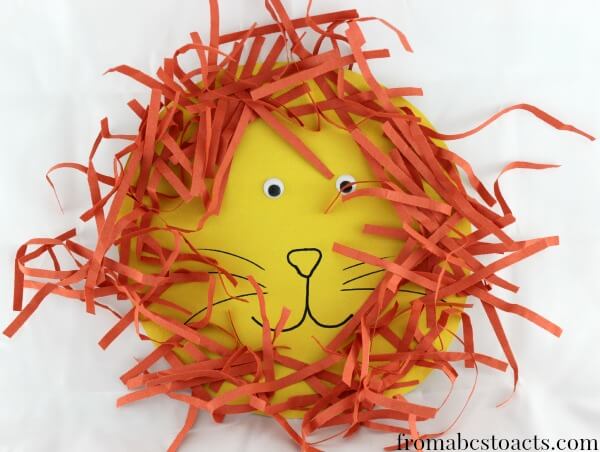 lion craft for preschoolers - c is for circus theme unit