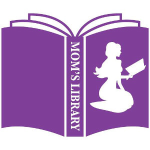 mom's library logo
