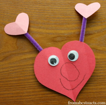 Love Bug Name Craft for Preschoolers - From ABCs to ACTs