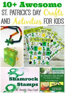 St. Patrick's Day crafts for kids mom's library