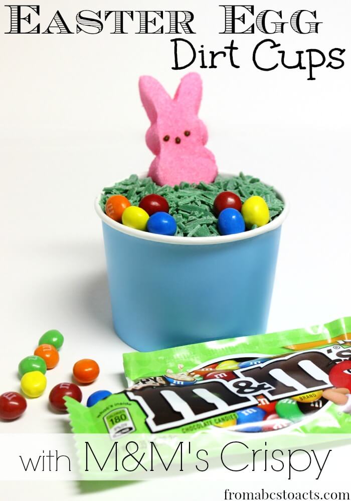 easter snack for kids - dirt cup recipe