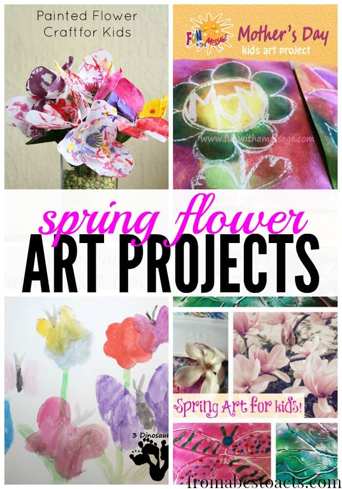 flower art projects for kids