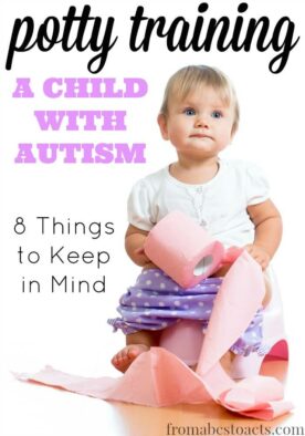 potty training a child with autism
