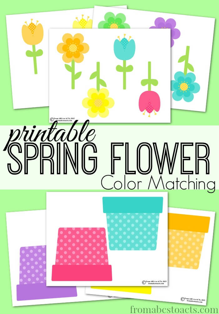 spring flower color match