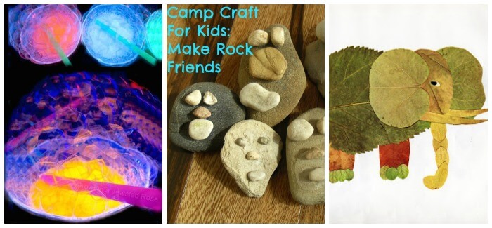 summer kids camping crafts