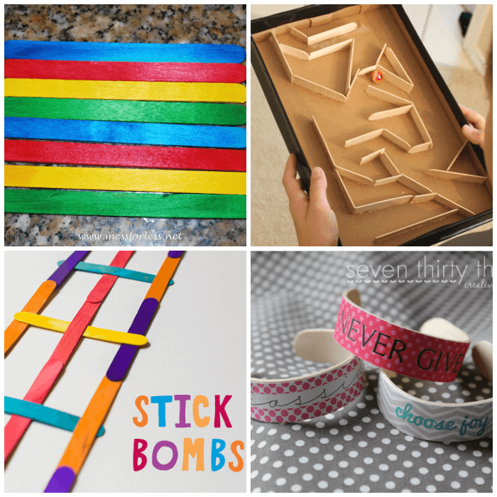 30+ Popsicle Stick Crafts for Kids - From ABCs to ACTs