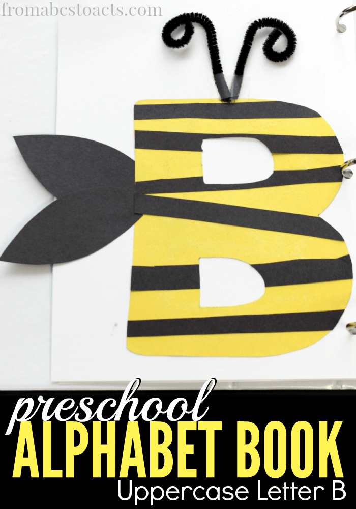 Preschool Alphabet Book Uppercase Letter B From ABCs To ACTs