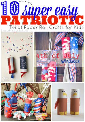 4th of july toilet paper roll crafts