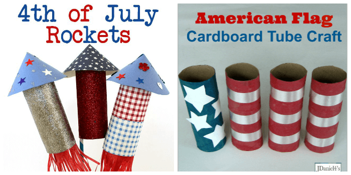 cardboard tube 4th of july crafts for kids