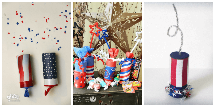 toilet paper roll crafts for the 4th of july