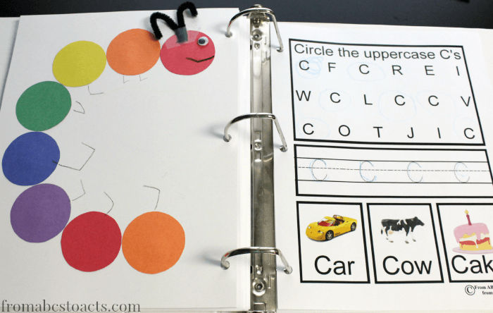 Uppercase Letter C Craft for Preschoolers
