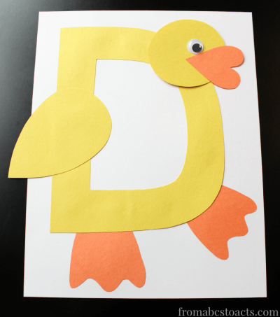 Preschool Alphabet Book: Uppercase Letter D - From ABCs to ACTs
