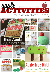 So many fantastic apple themed activities for kids! These are all perfect for fall!
