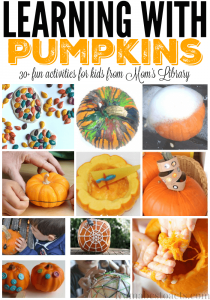 What would fall be without a few pumpkins lying around?! Use those pumpkins for some educational fun this season with these awesome activities!