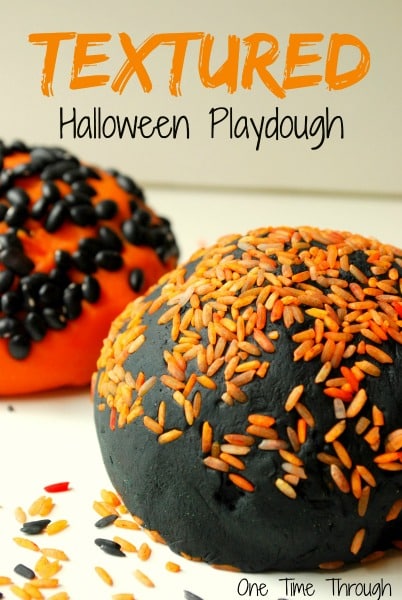 Textured Halloween Play Dough