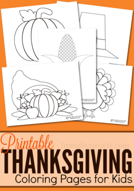 Grab some crayons and these free printable Thanksgiving coloring pages and keep the kids entertained while you work on Thanksgiving dinner!