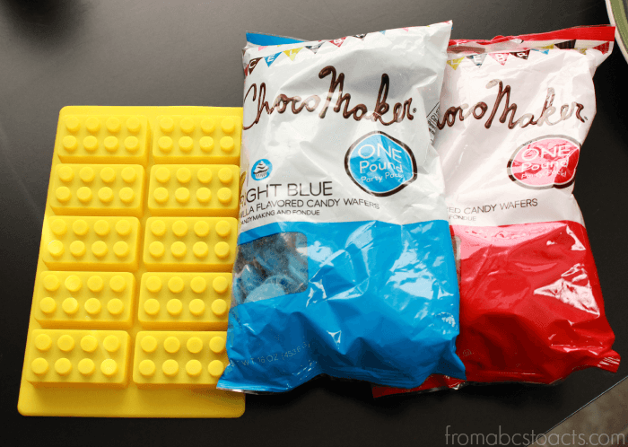 DIY Chocolate Legos for Movie Night