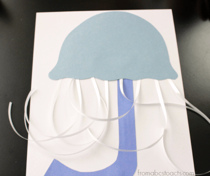 Construction Paper Jellyfish Craft for Kids
